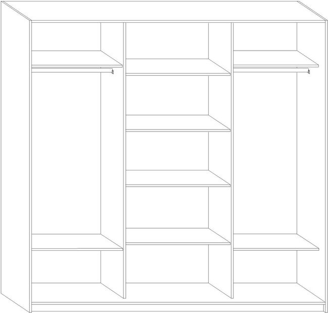 Šatní skříň Retford 220 C