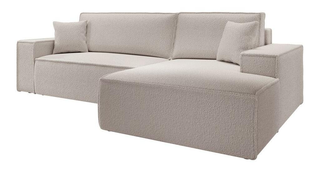 Rohová sedací souprava Fatime new (P) (světlobéžová)