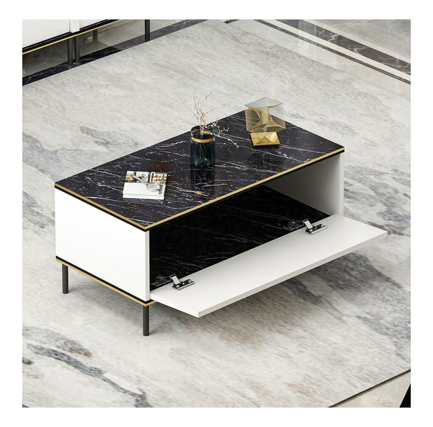 Konferenční stolek Iris (bílá)