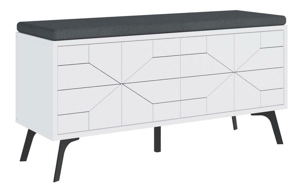 Botník (skříňka na boty) Duben (bílá)