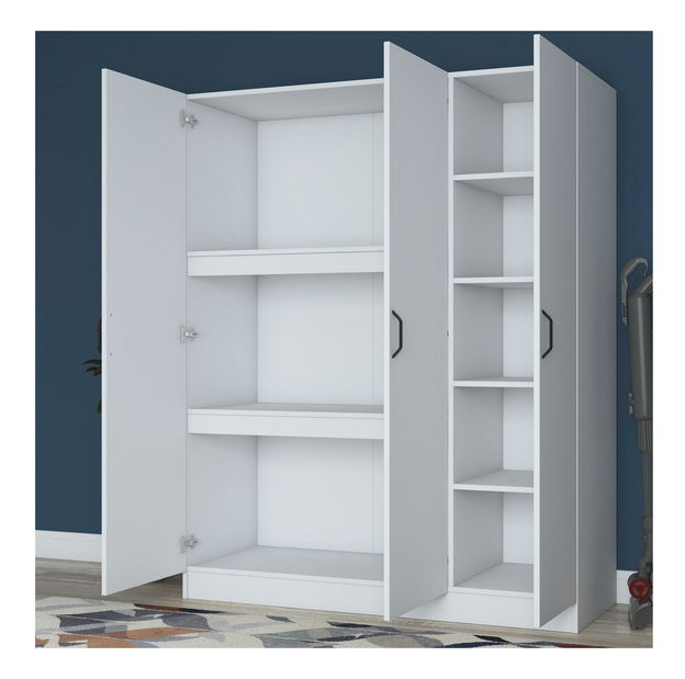 Policová skříň Bafaretta 5 (bílá)