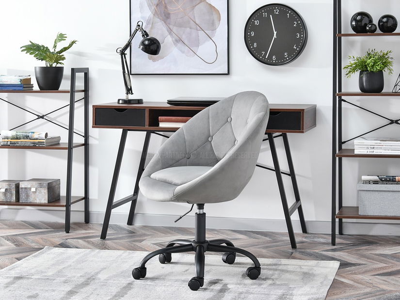 Křeslo Lush 4 (šedá + černá)