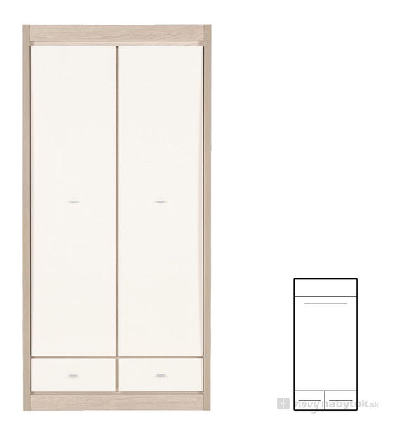 Šatní skříň Alec AX 09