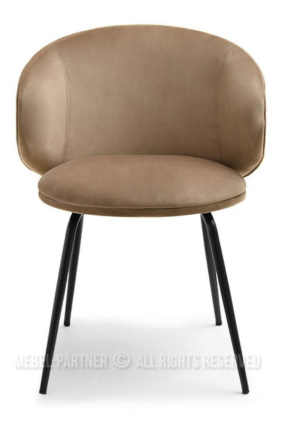 Židle Carmen (béžová + zlatá)