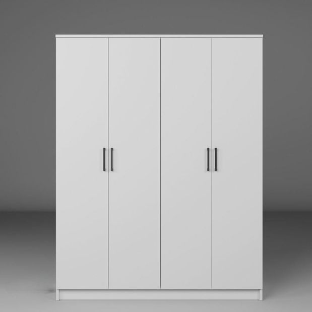 Šatní skříň Kentucky C (bílá)