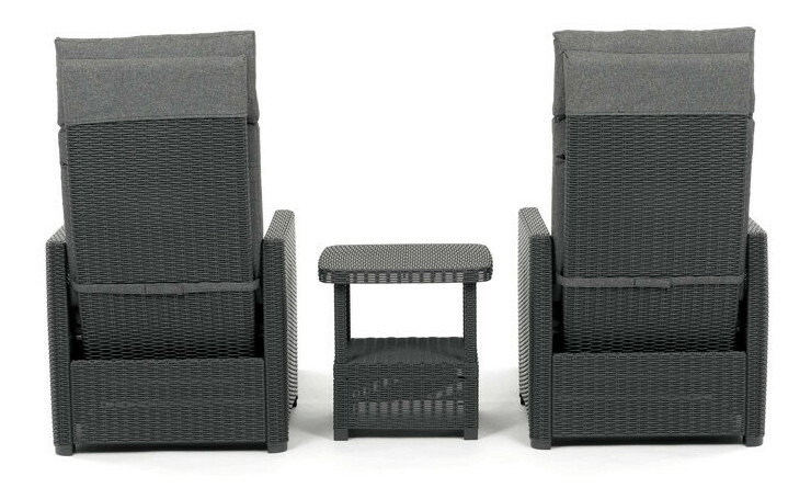 Zahradní sestava Lautro (šedá)