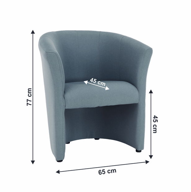 Křeslo Cubali (mentolová)