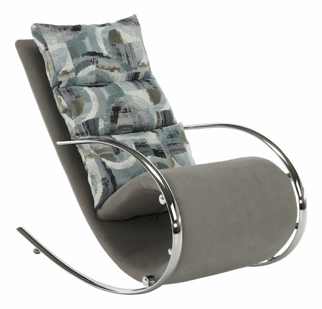 Houpací křeslo Reta (šedá)