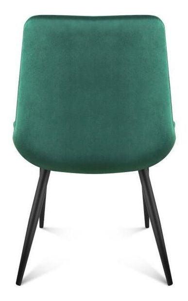 Jídelní židle Pamper 3 (tmavě zelená)