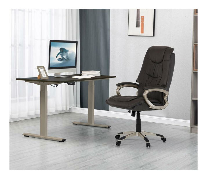 Kancelářské křeslo Kantauri (tmavě hnědá)