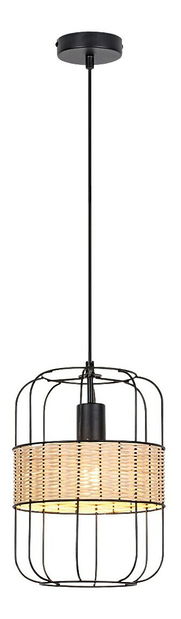 Závěsné svítidlo Hopei 5283 (přírodní + černá)