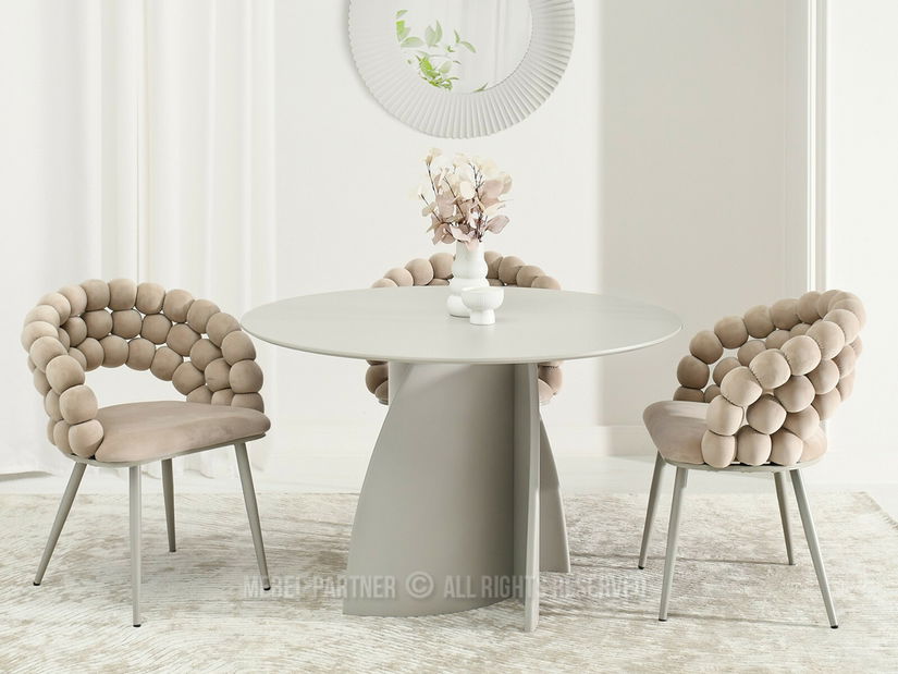 Jídelní stůl Gustado (šedá) (pro 4 osoby)