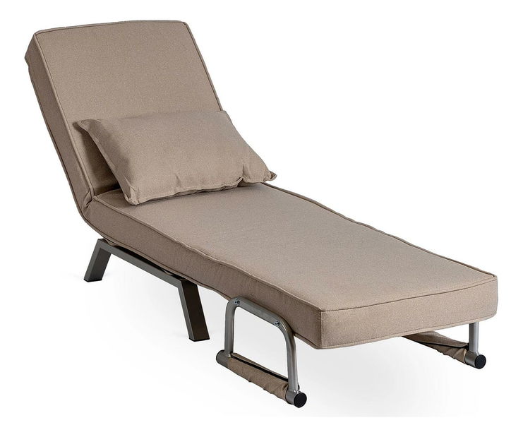 Rozkládací křeslo Bancarias (béžová)