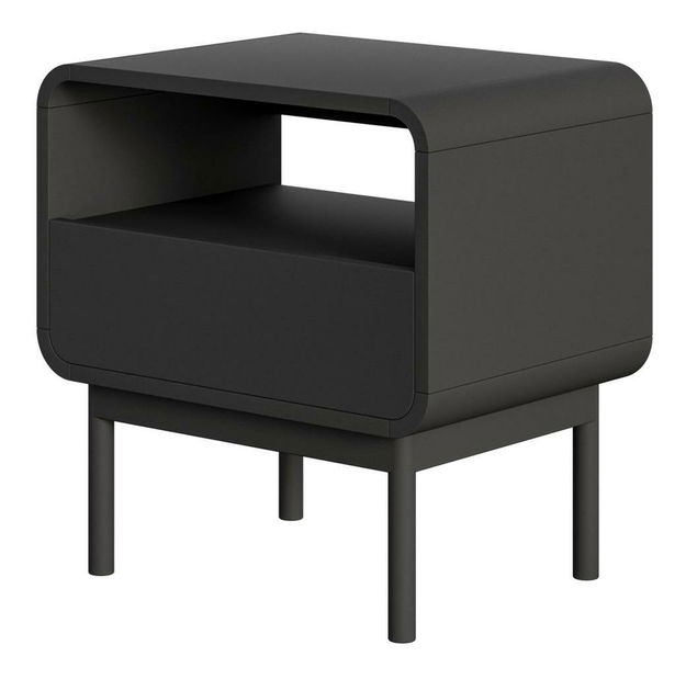 Noční stolek Orro O2 (černá)