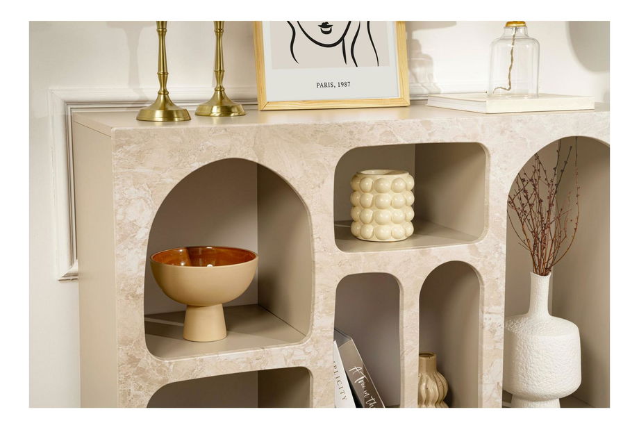  Regál Lotos 120 (travertin + písková)