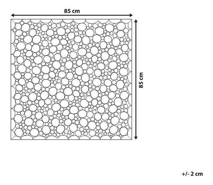 Nástěnná dekorace Twick (světle hnědá)