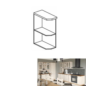 Dolní kuchyňský regál D25PZ Regnar