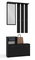 Předsíňová sestava Vayan 1 (černá) (se zrcadlem)