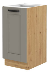 Dolní kuchyňská skříňka Lucid 40 D 1F BB (dub artisan + claygrey)