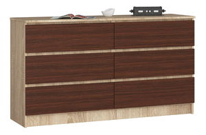 Komoda Keanu (dub sonoma + wenge)