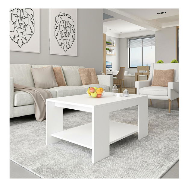 Konferenční stolek Line (bílá)