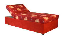 Jednolůžková postel (válenda) 90 cm Kacy (se sendvičovou matrací) (L)