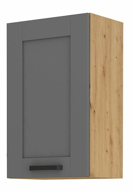 Horní kuchyňská skříňka Lucid 45 G 72 1F (dub artisan + dustgrey)