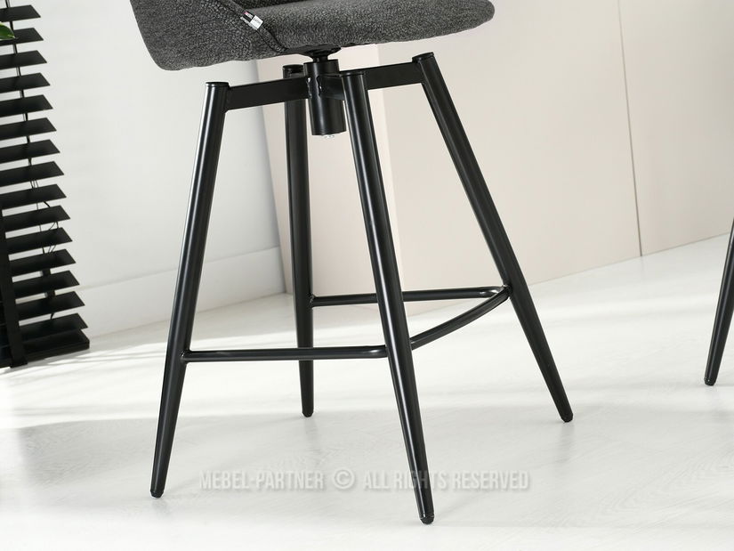 Židle Ignis (tmavý grafit + černá)