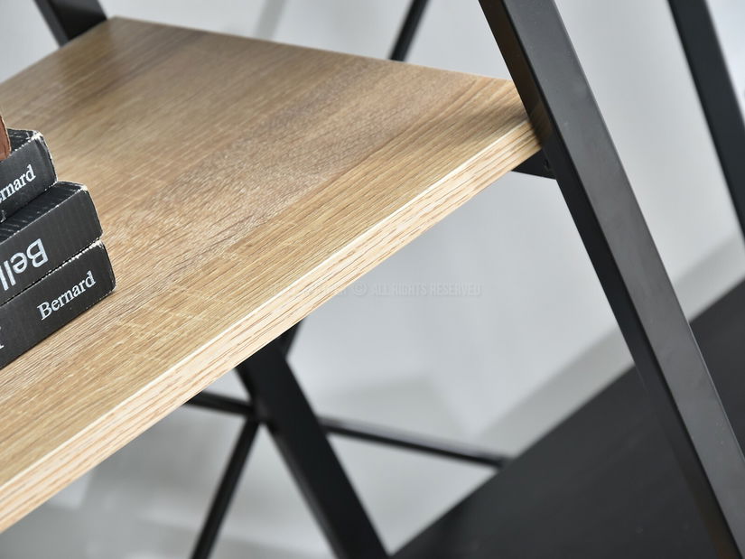 Regál Gecon Reg (dub + černá)