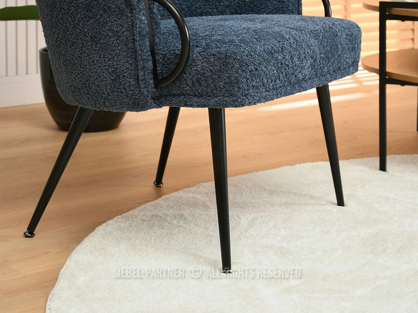 Křeslo Carma F (tmavě modrá + černá)