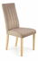 Jídelní židle Donal (Dub medový + béžová)