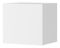 Závěsná skříňka Calabria KWADRAT (bílá matná + lesk bílý)