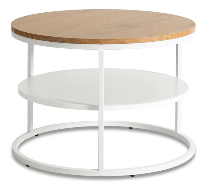 Konferenční stolek Blanquendo (dub + bílá)