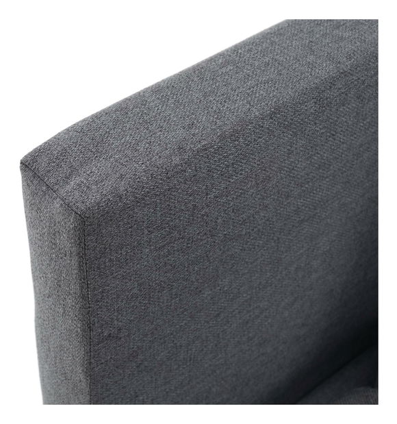 Rozkládací pohovka Elevo (světle šedá) (s úl. prostorem)