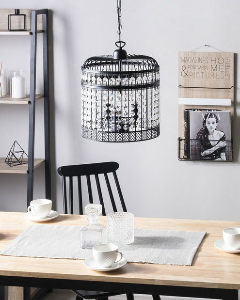 Závěsná lampa Carison (černá)