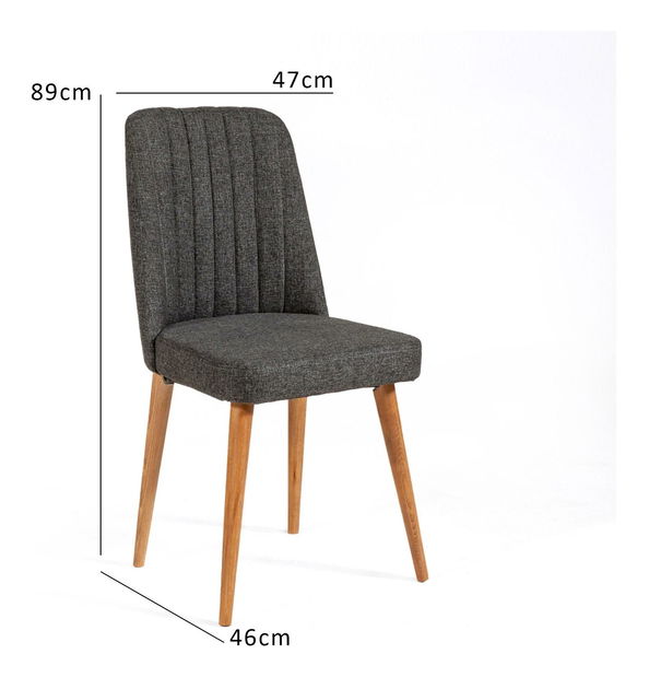 Jídelní židle Vlasta 1 (borovice atlantická + antracit)