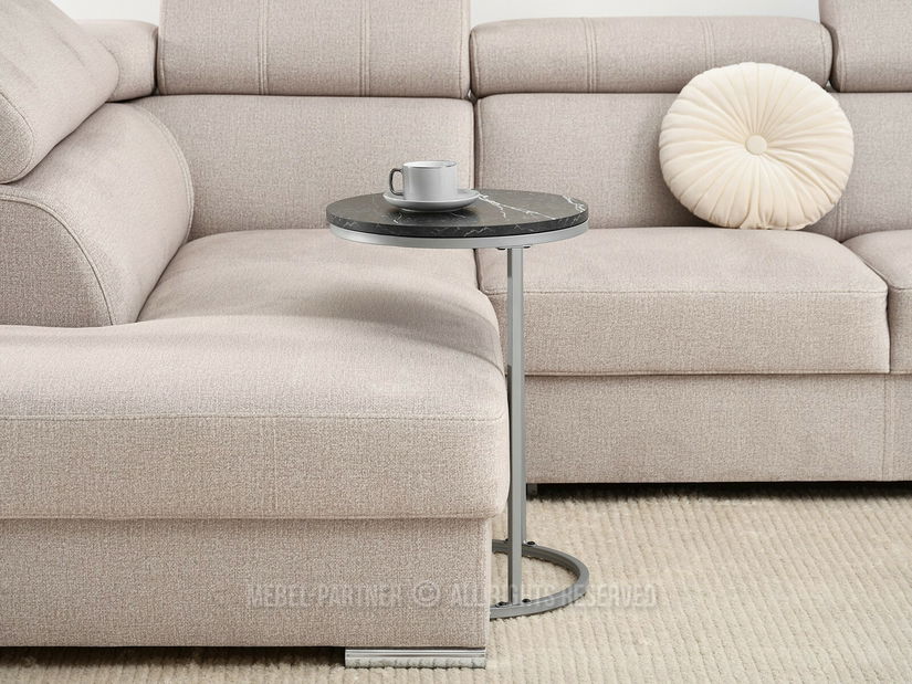 Konferenční stolek Corden (černá + chromová matný)