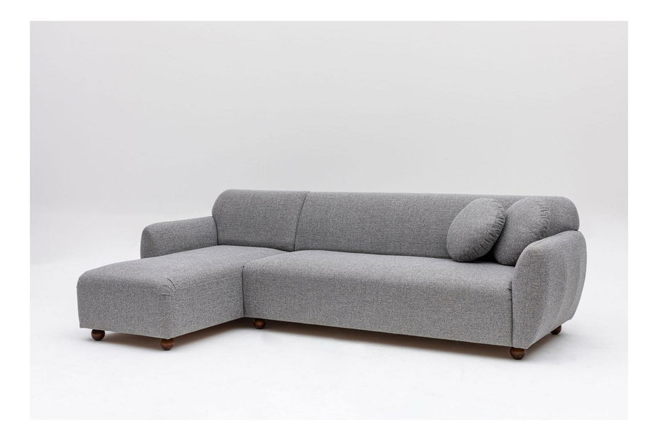 Rohová sedačka Edoletta 1 (L) (světle šedá)