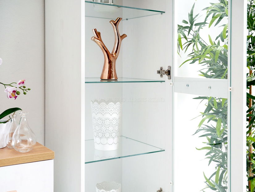 Nábytek do jídelny Bajas 03 (bílá + dub)