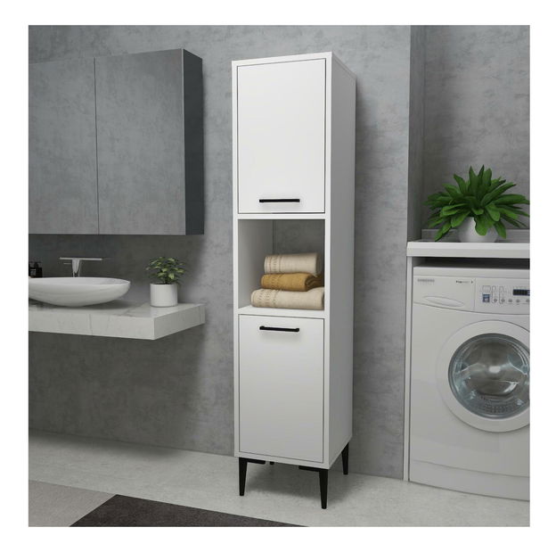 Koupelnová skříňka Damin (bílá)