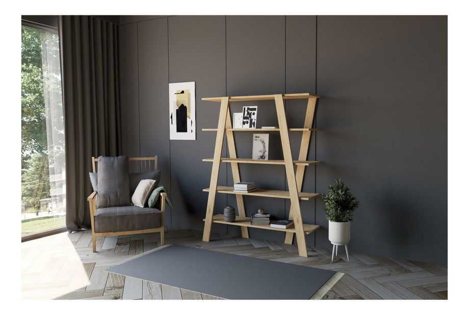 Regál Condeleta (dub safírový)