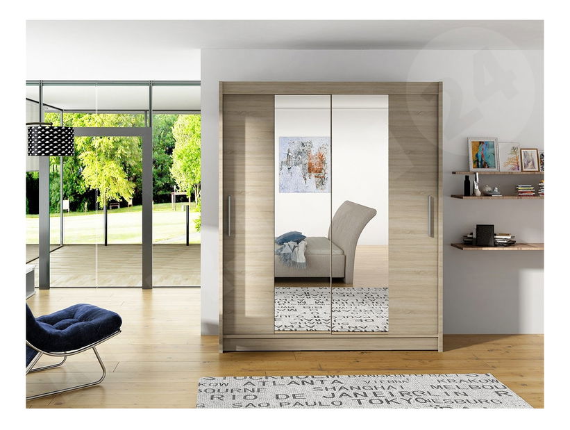 Šatní skříň Primrose II (sonoma)