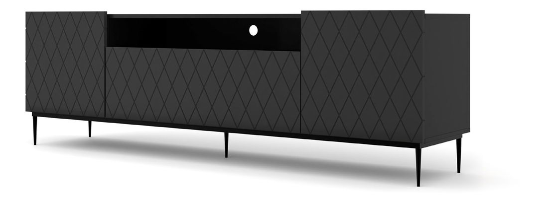 TV stolek/skříňka Dintanna 193 (černá + černá)