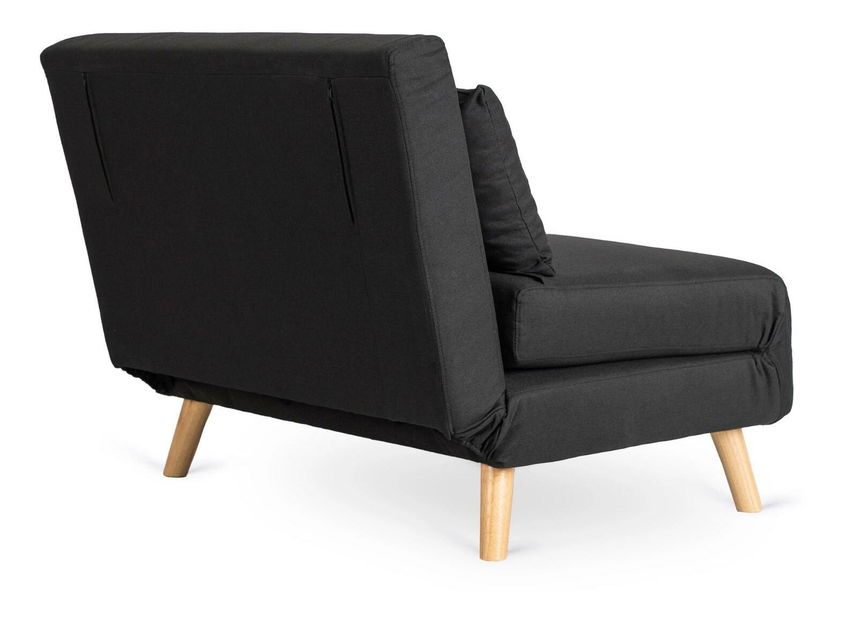 Rozkládací křeslo Motecacleta 2 (černá)