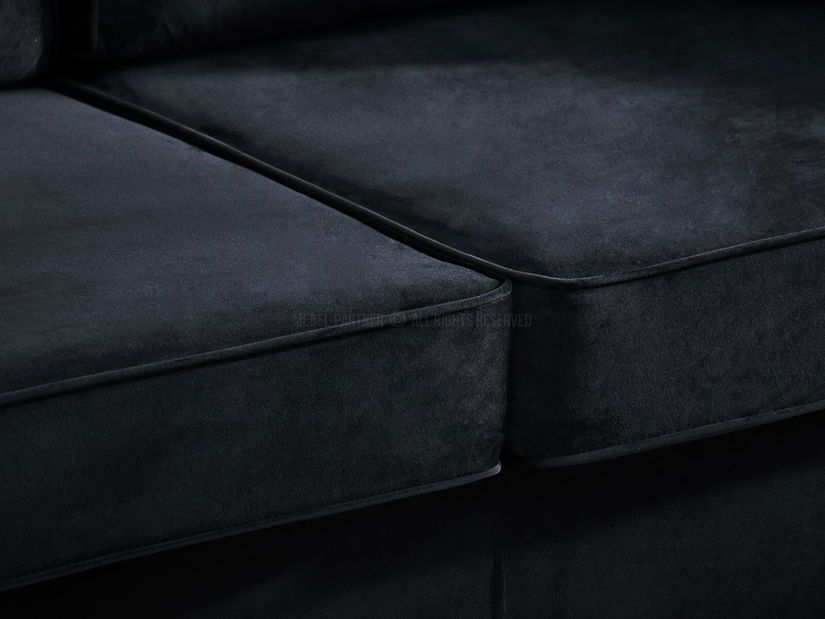 Pohovka dvousedačka Bacteria (černá)