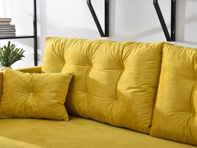 Pohovka dvousedačka Mastil (černá)