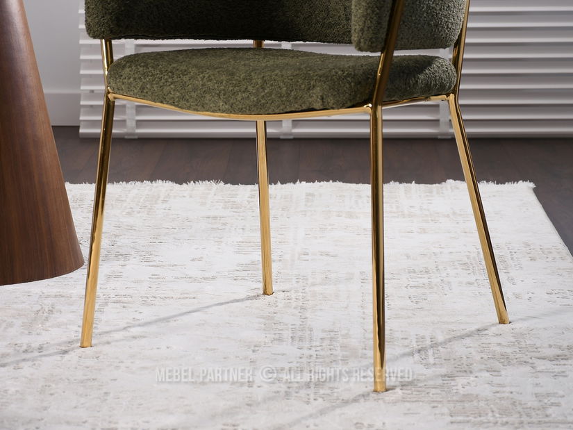 Židle Sorento (zelená + zlatá)