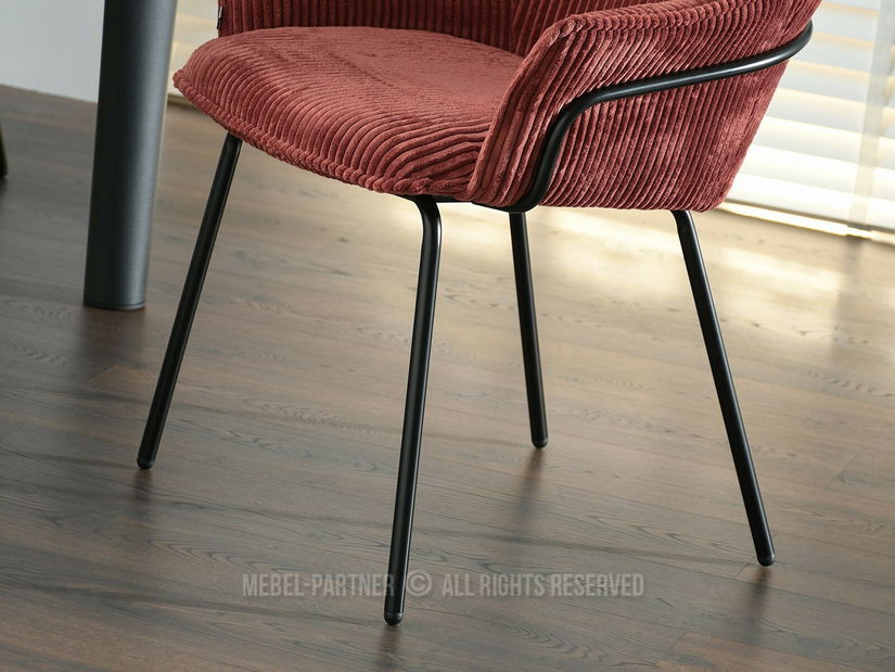 Židle Val (měděná + černá)