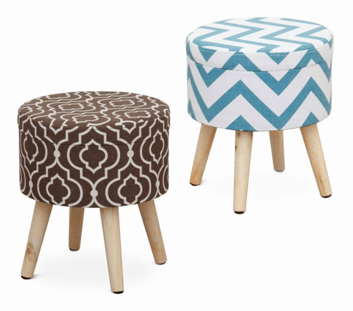 Taburet Nahazo (hnědá)