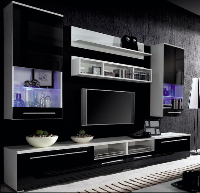 Obývací stěna Luna Black